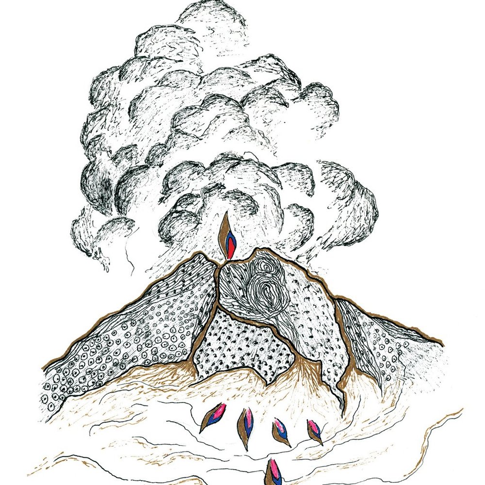 🔥 8 x 10 Fire on a Smoky Mountain Art Prin
